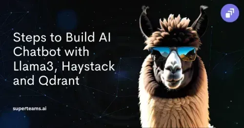 Steps to Build RAG with Llama 3, Haystack and Qdrant